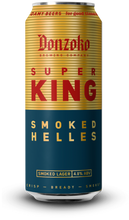 Load image into Gallery viewer, Super King - Donzoko Brewing Co - Smoked Helles, 4.8%, 500ml Can
