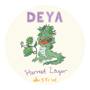 Harvest Lager - Deya Brewing - Harvest Lager, 5.5%, 500ml Can