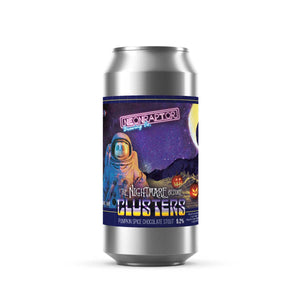 The Nightmare Before Clusters - Neon Raptor - Pumpkin Spice and Chocolate Stout, 5.2%, 440ml Can