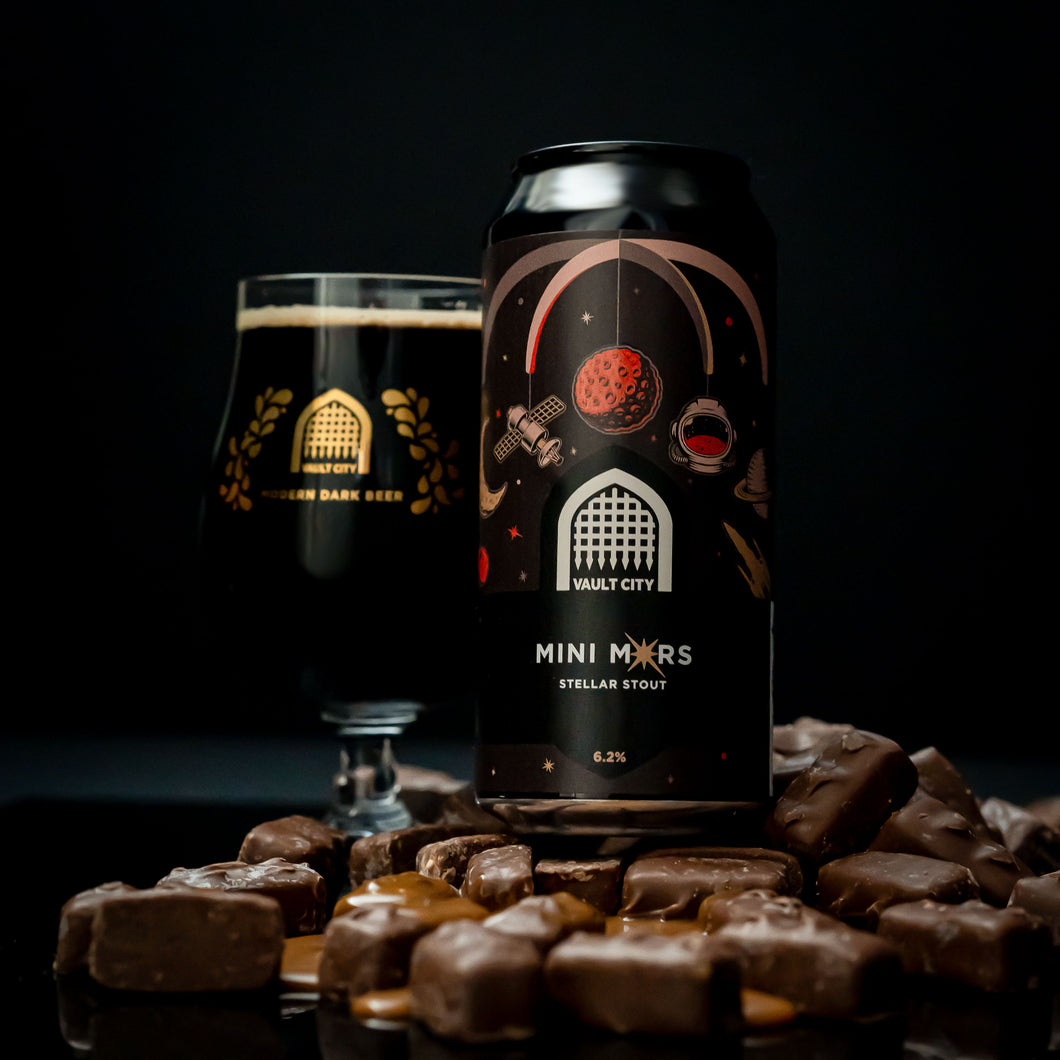 Mini Mars - Vault City - Chocolate Stout, 6.2%, 440ml Can