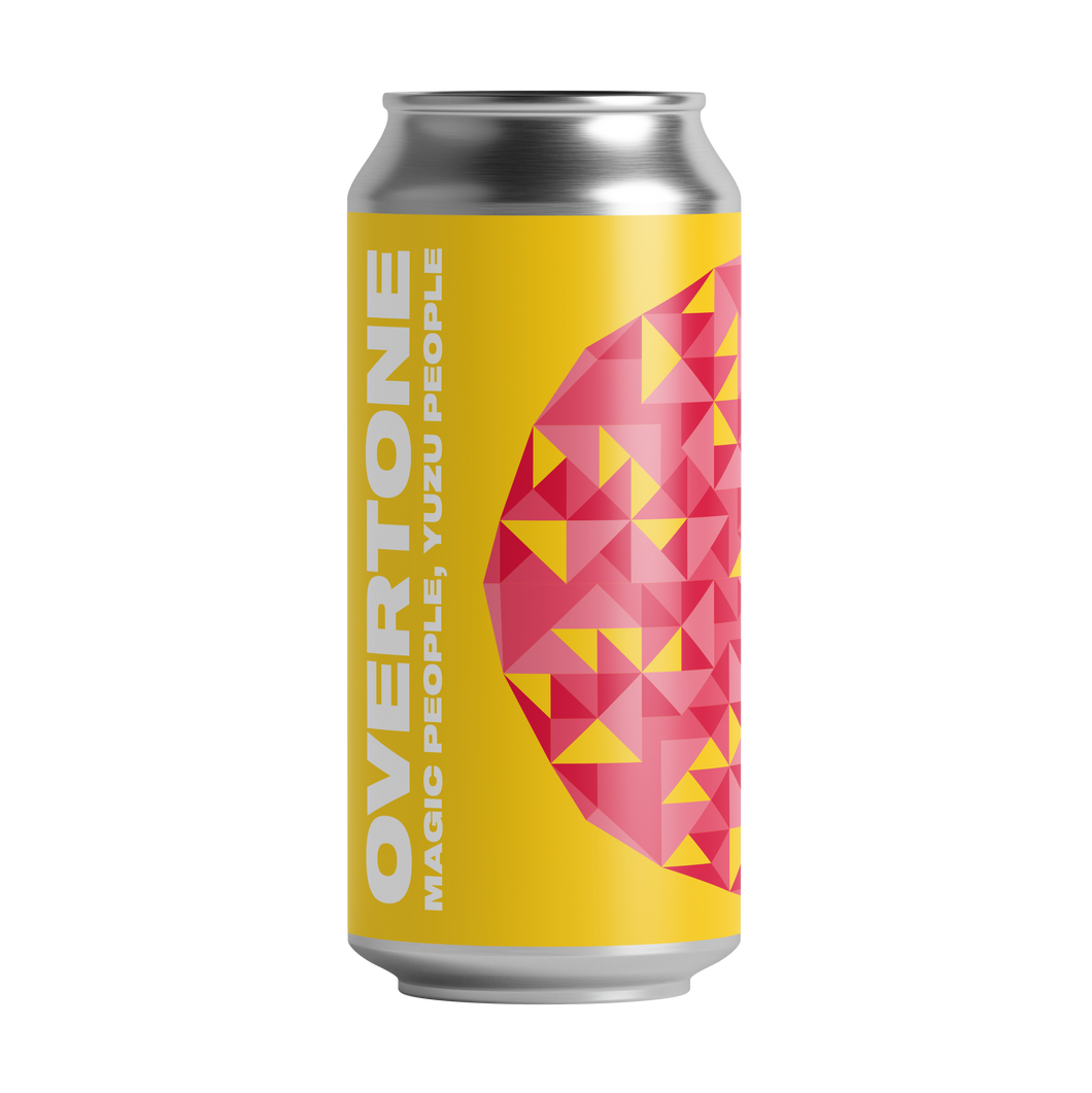 Magic People, Yuzu People - Overtone Brewing Co - Strawberry & Yuzu Berliner Weisse, 5%, 440ml Can