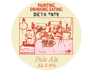 Painting Drinking Eating - Deya Brewing X Tate Modern - Pale Ale, 3.4%, 500ml Can