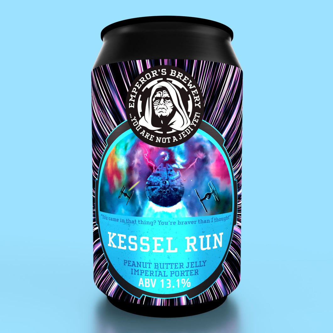 Kessel Run - Emperor's Brewery - Peanut Butter Jelly Imperial Stout, 13.1%, 330ml Can