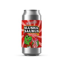 Load image into Gallery viewer, Slushasaurus - Neon Raptor - Red Cherry Cinema Slushy Sour, 5%, 440ml Can

