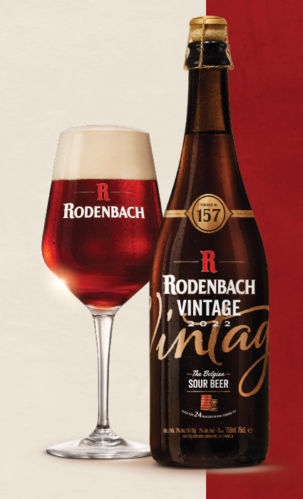 Rodenbach Vintage 2022 - Brouwerij Rodenbach - 2 Year Oak Aged Flanders Red Ale, 7%, 750ml Sharing Bottle