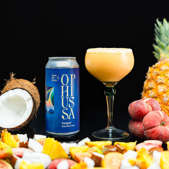 Vesper - Ophiussa - Peach, Pineapple, Guava & Coconut Smoothie Sour, 5%, 440ml Can