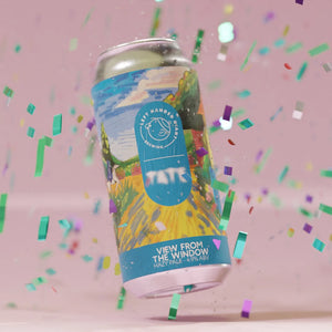 View From The Window - Left Handed Giant X Tate Modern - Hazy Pale, 4.8%, 440ml Can