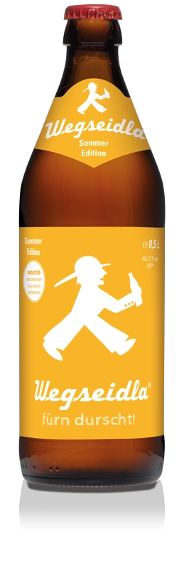 Wegseidla Sommer Edition - Aufsesser Brauerei - Light Summer Lager, 3.7%, 500ml Bottle