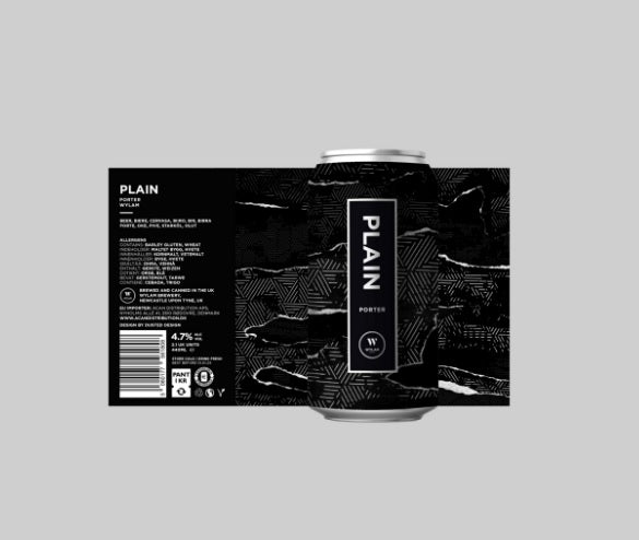 Plain - Wylam Brewery - Porter, 4.7%, 440ml Can