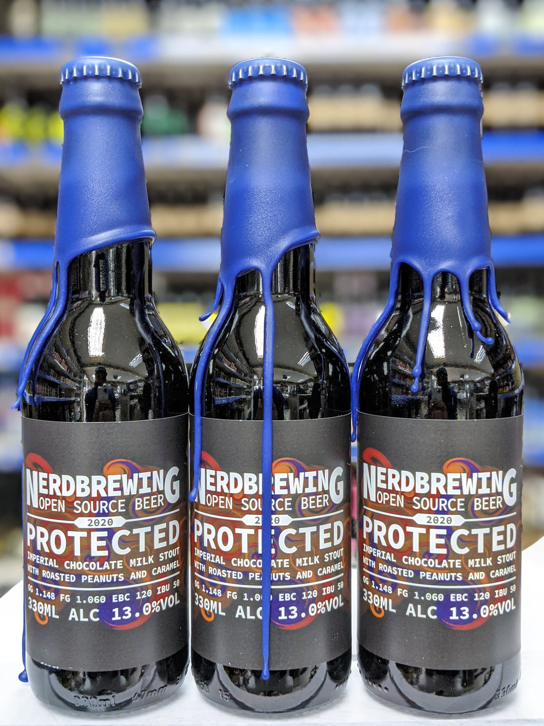 Projected 2020 - Nerd Brewing - Imperial Chocolate Milk Stout with Roasted Peanuts & Caramel, 13%, 330ml Bottle