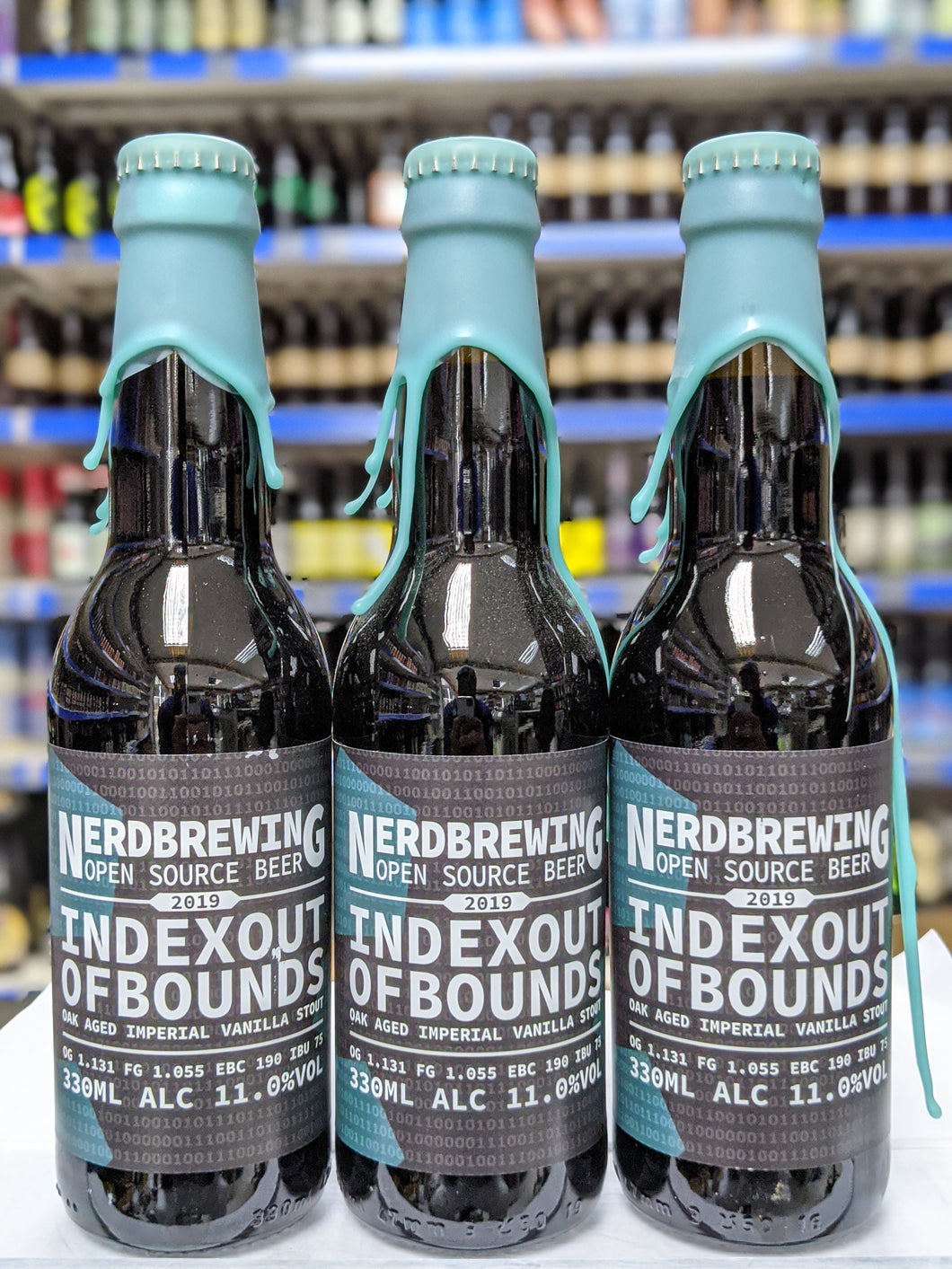 Indexout Of Bounds 2019 - Nerd Brewing - Oak Aged Imperial Vanilla Stout, 11%, 330ml Bottle