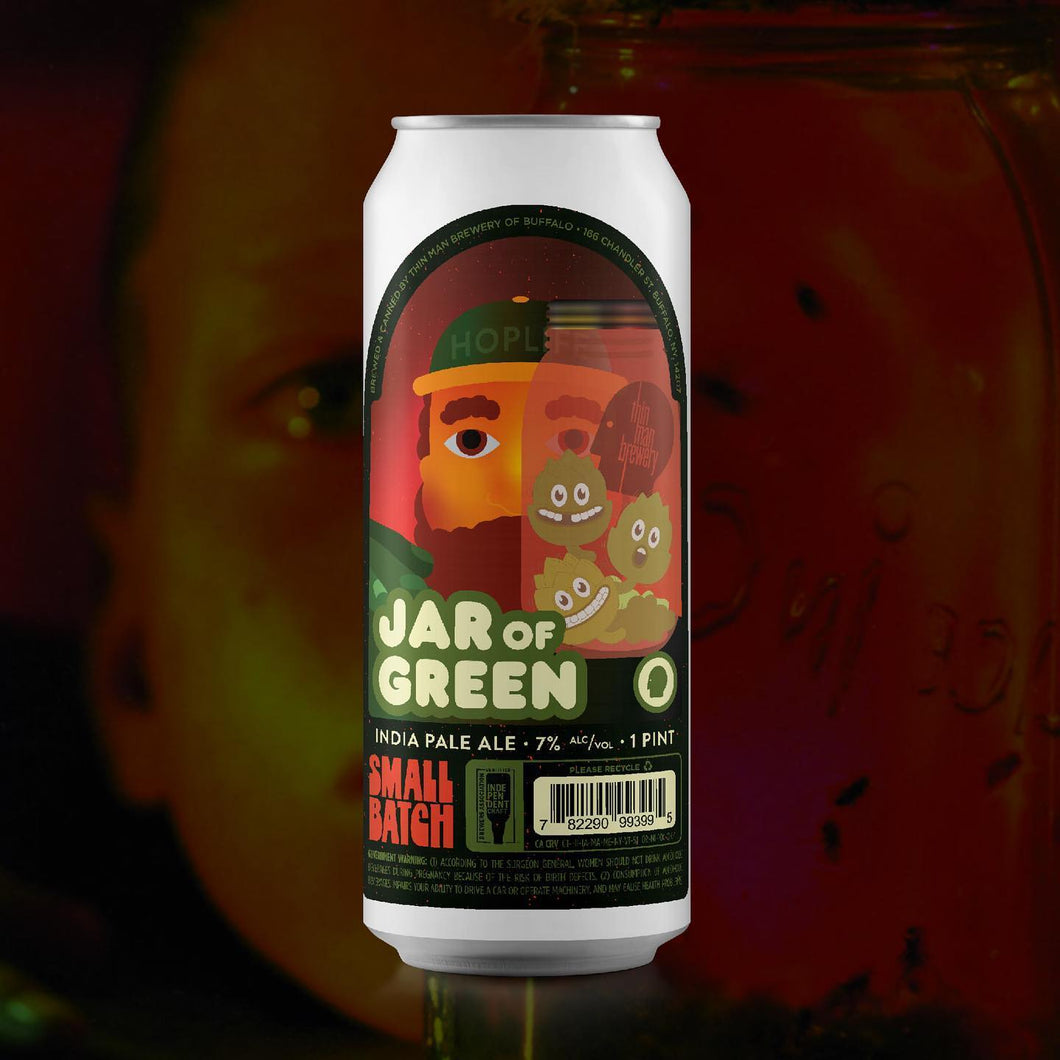 Jar Of Green - Thin Man Brewery - New England IPA, 7%, 473ml Can