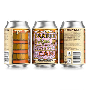 Barrel Aged Dessert In A Can Rocky Road Ice Cream - Amundsen Brewery - Barrel Aged Rocky Road Ice Cream Imperial Stout, 11.5%, 330ml