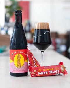 Salty Nut Roll - Grimm Artisanal Ales - Imperial Stout with Peanuts, Marshmallows, Brown Sugar & Salt, 13%, 500ml Bottle
