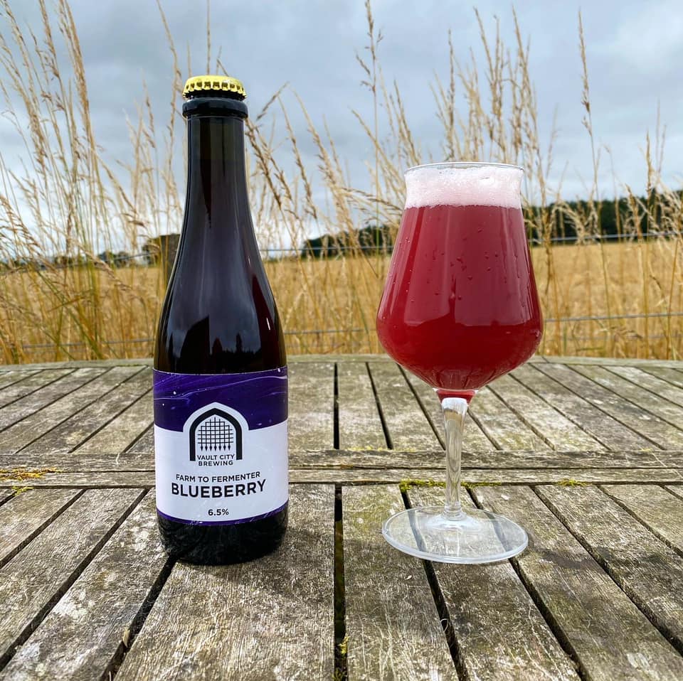 Farm To Fermenter Blueberry - Vault City - Blueberry Sour Ale, 6.5%, 375ml Bottle