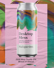 Load image into Gallery viewer, Desktop Mess - Maltgarden - DDH Hazy DIPA Mosaic &amp; Simcoe, 7.1%, 500ml Can
