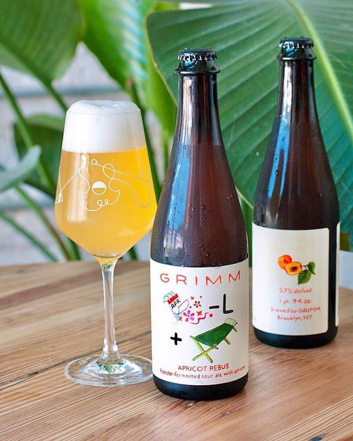 Apricot Rebus - Grimm Artisanal Ales - Foeder Fermented Apricot Sour Ale, 5.7%, 500ml Bottle