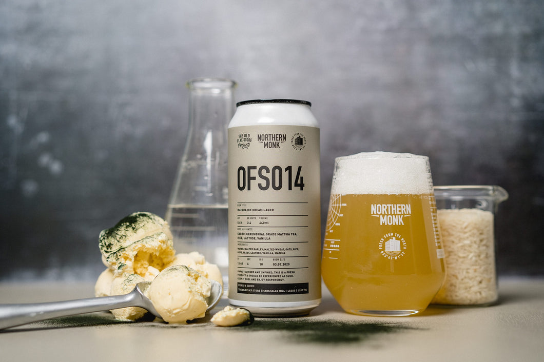 OFS014 - Northern Monk - Matcha Ice Cream Lager, 5.4%, 440ml Can