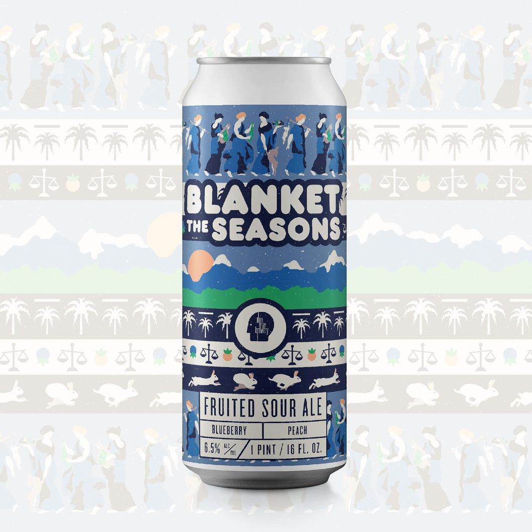 Blanket the Seasons - Thin Man Brewery - Blueberry Peach Sour Ale, 6.5%, 473ml Can