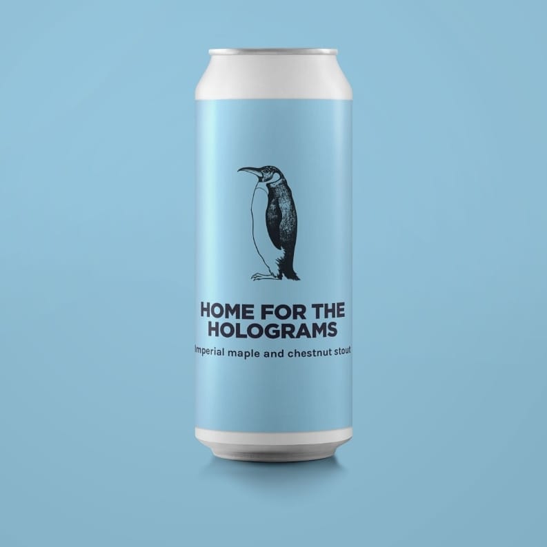 Home Of The Holograms - Pomona Island - Imperial Maple & Chestnut Stout, 12% Can