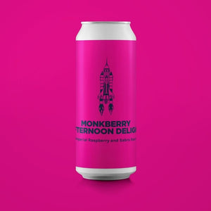 Monkberry Afternoon Delight - Pomona Island - Imperial Raspberry & Sabro Sour, 10%, 440ml Can