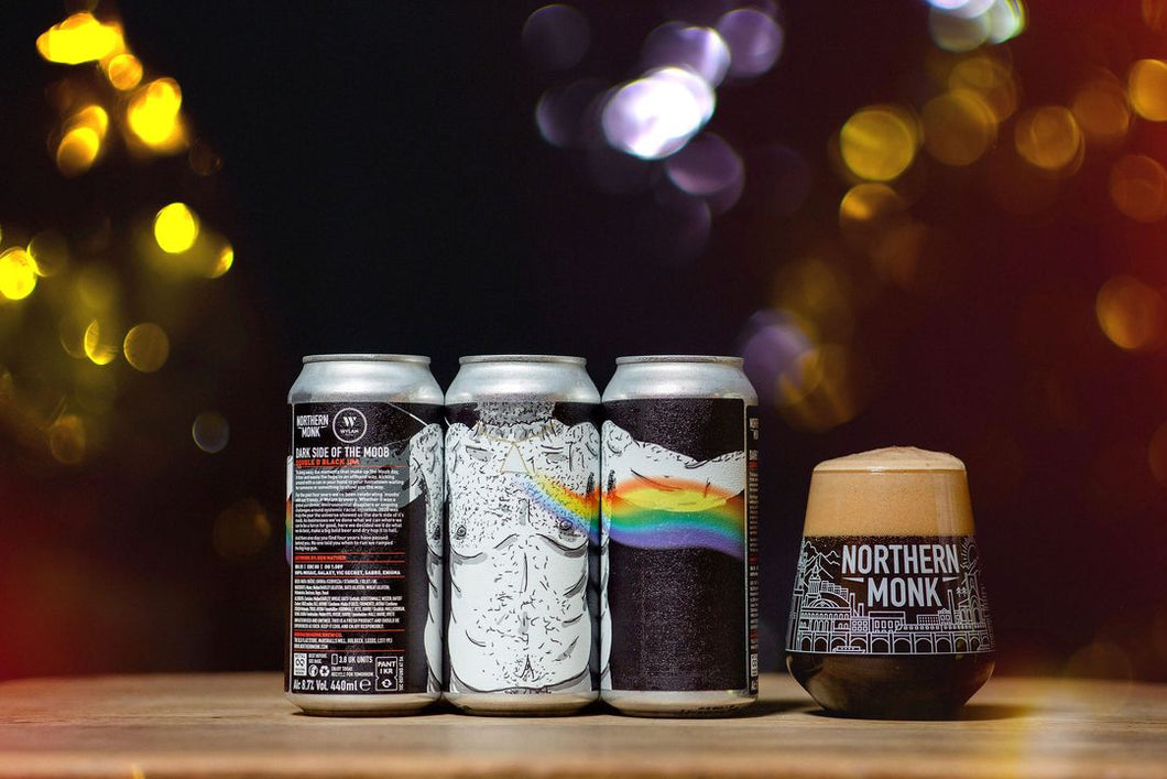 Dark Side Of The Moob - Northern Monk X Wylam Brewery - Double D Black IPA, 8.7%, 440ml Can
