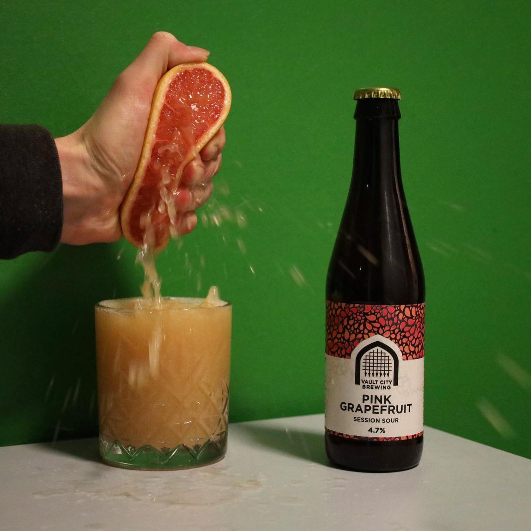 Pink Grapefruit Session Sour - Vault City - Pink Grapefruit Session Sour, 4.7%, 330ml Bottle