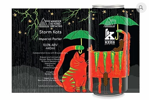 Storm Kats - Wander Beyond Brewing - Imperial Porter, 10%, 440ml