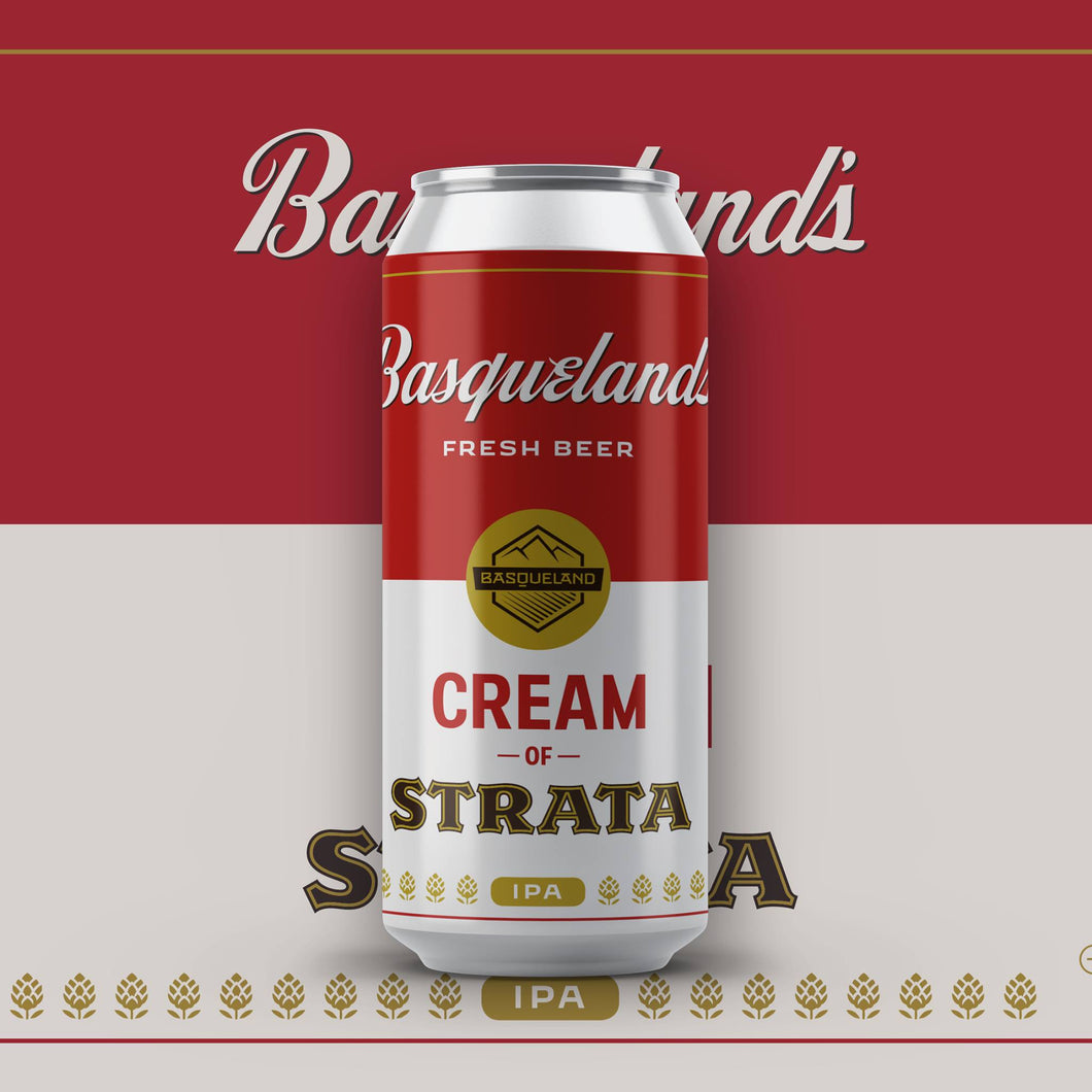 Cream Of Strata - Basqueland Brewing Co - IPA, 6.3%, 440ml Can