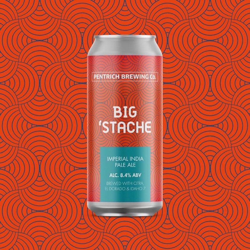 Big 'Stache - Pentrich Brewing Co - Imperial IPA, 8.4%, 440ml Can