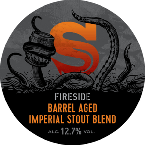 Fireside - Siren Craft Brew - Barrel Aged Blended Imperial Stout, 12.7%, 375ml Bottles