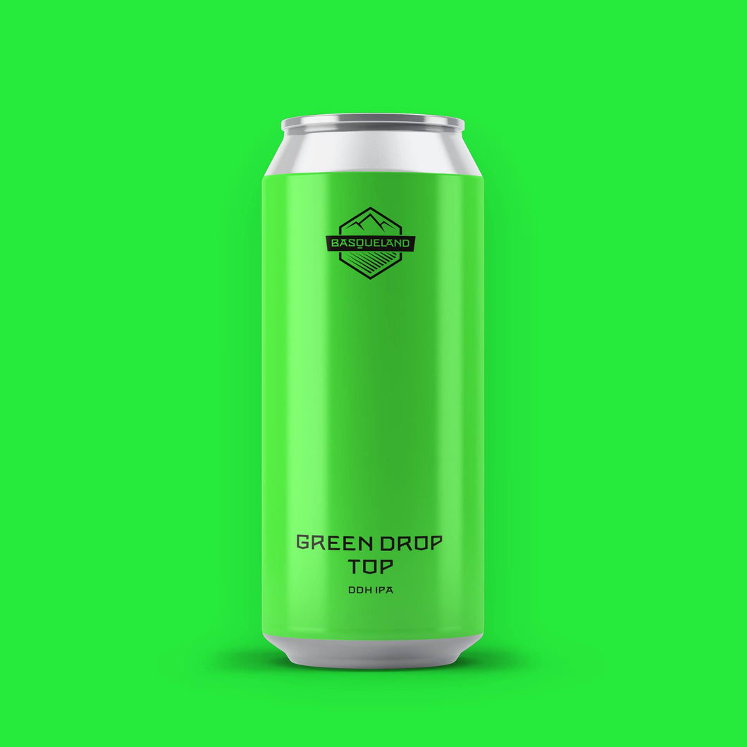 Green Drop Top - Basqueland Brewing Co - DDH IPA, 6.5%, 440ml Can