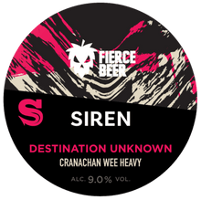 Load image into Gallery viewer, Destination Unknown - Siren Craft Brew X Fierce Beer - Nitro Cranachan Wee Heavy, 9%, 440ml Can

