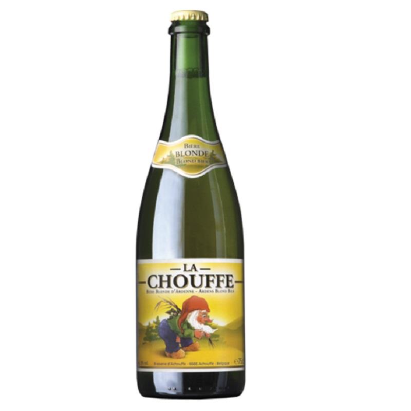 La Chouffe - Brasserie d'Achouffe - Belgian Blonde, 8%, 750ml Sharing Beer Bottle