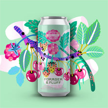 Load image into Gallery viewer, Forager &amp; Fluff - Basqueland Brewing - Pastry Sour with Strawberry, Raspberry, Sour Cherry &amp; Marshmallow, 6.9%, 440ml Can
