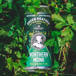 Green Heathen - Northern Monk X Green Times Brewing - CBD New England IPA, 7.2%, 440ml Can
