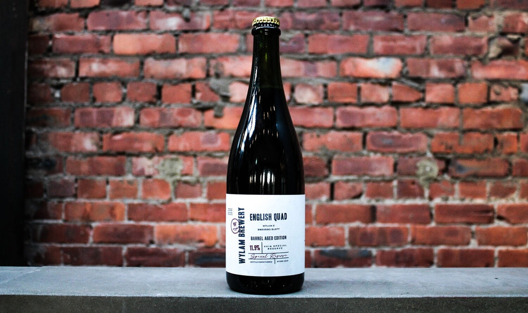 English Quad 2018 Special Reserve - Wylam Brewery X Smedsbo Slott - Barrel Aged Quadrupel, 11.9%, 750ml Bottle