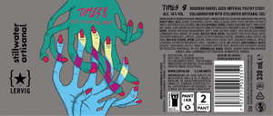 Barrel Aged Times 8 - Lervig Bryggeri - Bourbon Barrel Aged Imperial Pastry Stout, 16%, 330ml Can