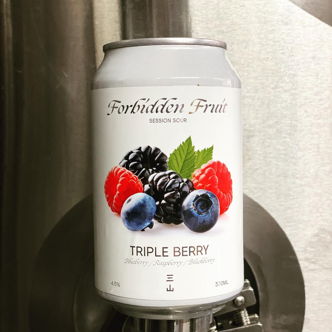 Forbidden Fruit - Three Hills Brewing - Triple Berry Session Sour, 4.5%, 330ml Can
