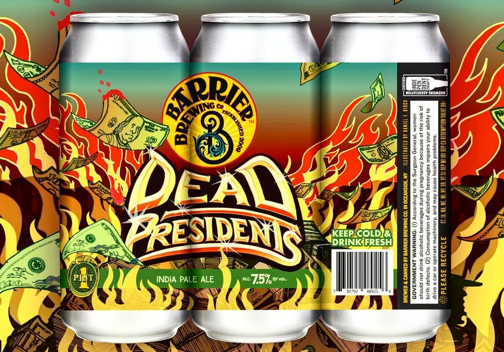 Dead Presidents - Barrier Brewing Co - IPA, 7.5%, 473ml Can