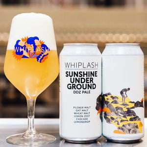Sunshine Under Ground - Whiplash Beer - DDZ Pale Ale, 5.4%, 440ml Can