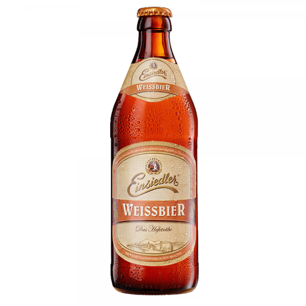 Weissbier - Privatbrauerei Einsiedler Brauhaus - Weissbier, 5.2%, 500ml Bottle
