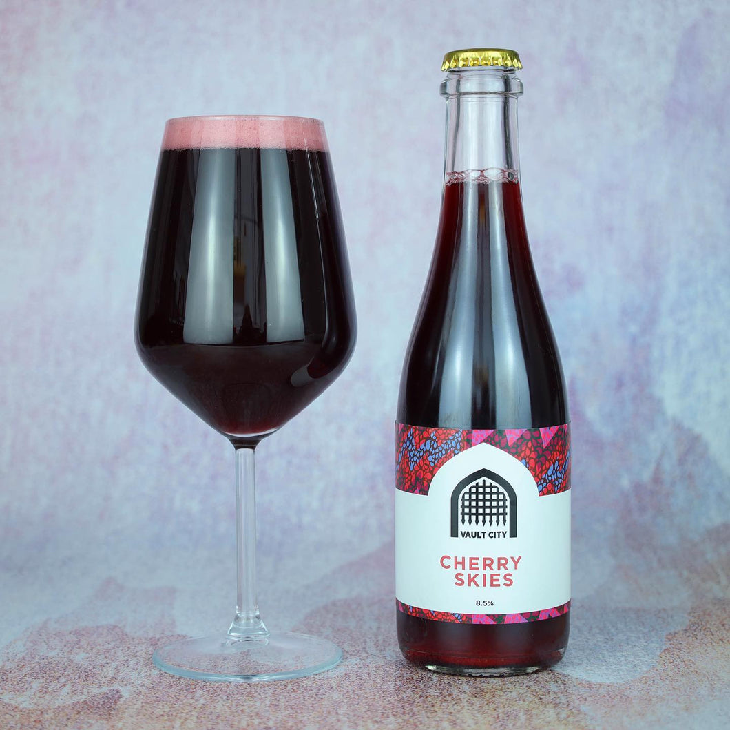 Cherry Skies - Vault City - Cherry Sour Ale, 8.5%, 375ml Bottle