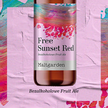 Load image into Gallery viewer, Free Sunset Red - Maltgarden -  Low Alcohol (Bezalkoholowe) Fruit Ale, 0.5%, 500ml Bottle
