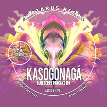 Load image into Gallery viewer, Kasoganaga - Tartarus Beers - Blueberry Pancake IPA, 6.5%, 330ml Bottle

