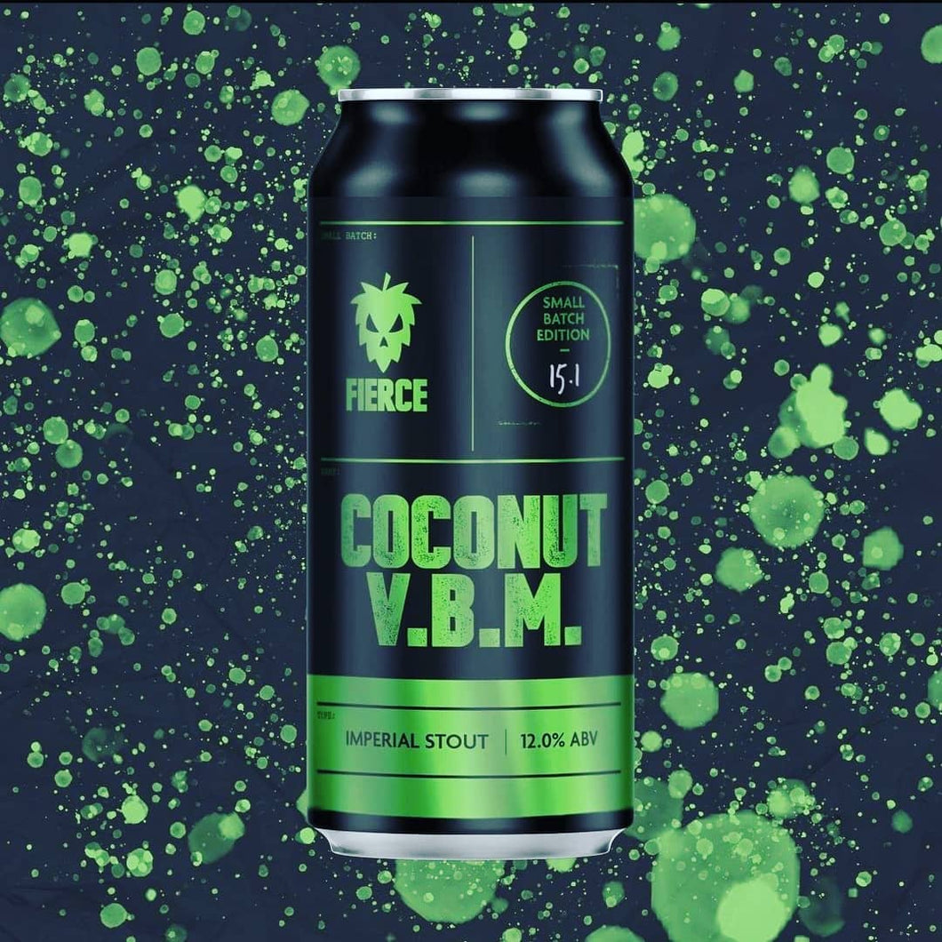 Coconut V.B.M. - Fierce Beer - Coconut Imperial Stout, 12%, 440ml Can