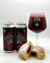 Load image into Gallery viewer, Hydra Jahmba Jelly Donut - Mortalis Brewing Company X Fourscore Beer Co - Sour Ale with Boysenberry, Raspberry, Strawberry &amp; Jelly Donuts, 7%, 473ml Can
