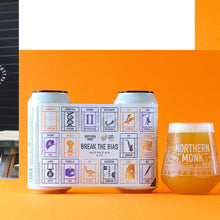 Load image into Gallery viewer, Break The Bias - Northern Monk X Young Women&#39;s Trust - Hazy Pale Ale, 5.5%, 440ml Can

