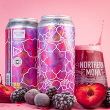 Load image into Gallery viewer, 29.02 Roseus - Northern Monk X Funky Fluid - Fruited IPA with Blackcurrant, Plum, Cherry &amp; Vanilla, 6.5%, 440ml Can
