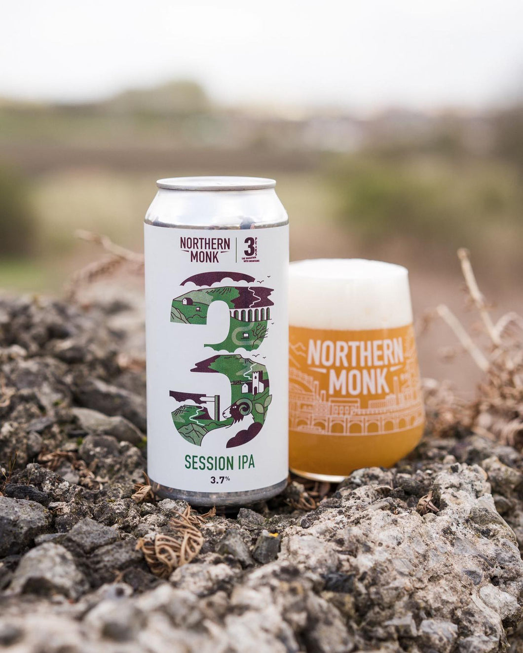 Three Peaks Race 2022 Edition - Northern Monk - Session IPA, 3.7%, 440ml Can